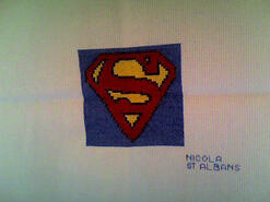Cross stitch square for William K's quilt