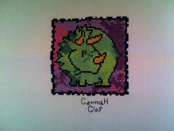 Cross stitch square for Alexander C's quilt