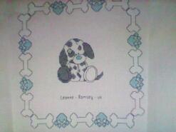 Cross stitch square for Josie-Mae J's quilt