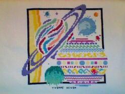 Cross stitch square for Hasan R's quilt