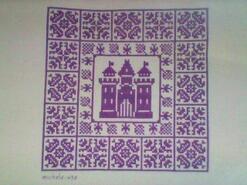 Cross stitch square for Madison M's quilt