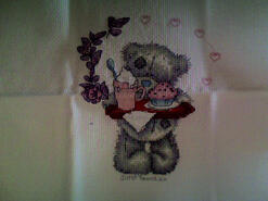 Cross stitch square for Tegan E's quilt