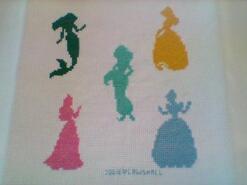 Cross stitch square for Mia S's quilt