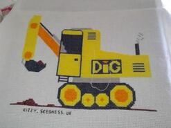 Cross stitch square for Alfie H's quilt