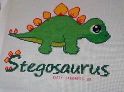 Cross stitch square for Oscar S's quilt