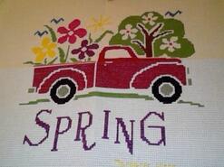 Cross stitch square for Jonathan P's quilt