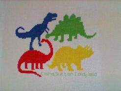 Cross stitch square for Charlie F's quilt