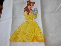 Cross stitch square for Olivia-Mae's quilt