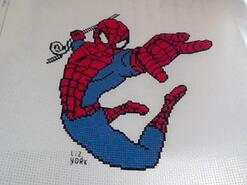 Cross stitch square for Leyton W's quilt