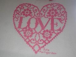 Cross stitch square for Jasmin C's quilt