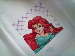 Cross stitch square for Darla's quilt