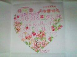 Cross stitch square for Jasmin C's quilt