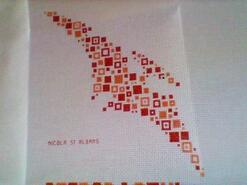 Cross stitch square for Oscar S's quilt