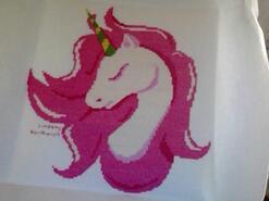 Cross stitch square for Lola-Rose's quilt