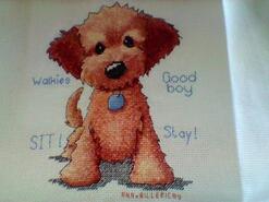 Cross stitch square for Jake B's quilt