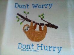 Cross stitch square for any child