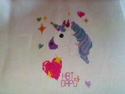 Cross stitch square for Darla's quilt