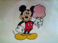 Cross stitch square for (QUILTED) Disney's quilt
