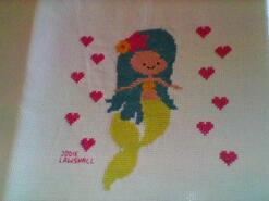 Cross stitch square for any child