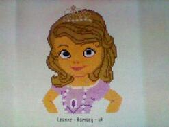 Cross stitch square for Rosie G's quilt