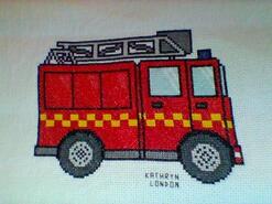 Cross stitch square for Jackson L's quilt