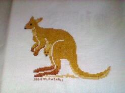 Cross stitch square for any child