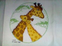 Cross stitch square for Harrison L's quilt