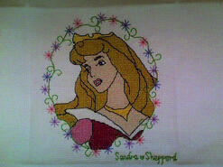 Cross stitch square for Makayla's quilt