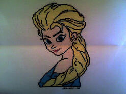 Cross stitch square for Makayla's quilt