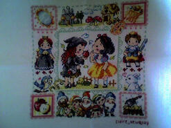 Cross stitch square for Anais S's quilt