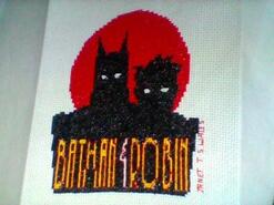 Cross stitch square for Sterling's quilt