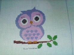 Cross stitch square for any child