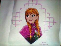 Cross stitch square for Rosie G's quilt