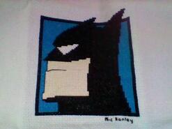 Cross stitch square for Charlie W's quilt