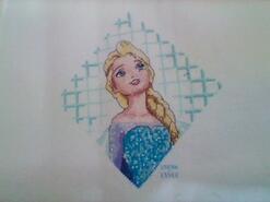 Cross stitch square for Nate's quilt