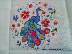 Cross stitch square for Lily-Faye's quilt