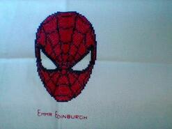 Cross stitch square for Zøren's quilt