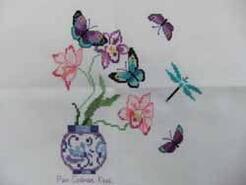 Cross stitch square for Lilly Mae S's quilt