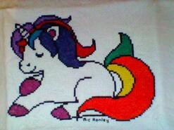 Cross stitch square for Javeria's quilt