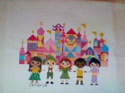 Cross stitch square for any child