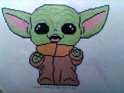 Cross stitch square for Jaiden S's quilt