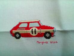 Cross stitch square for Cole S's quilt