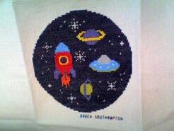 Cross stitch square for Tom M's quilt