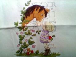 Cross stitch square for Shaylene B's quilt