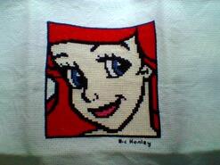 Cross stitch square for any child