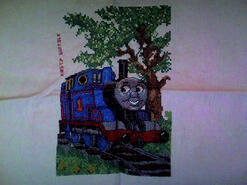 Cross stitch square for Llion B's quilt