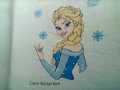 Cross stitch square for Destiny E's quilt