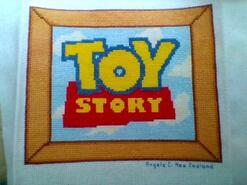 Cross stitch square for any child