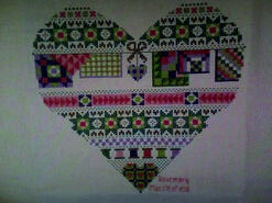 Cross stitch square for Willow H's quilt