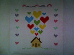 Cross stitch square for Willow H's quilt